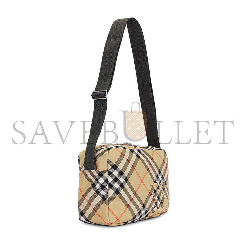 Bv*b*rry CHECK CROSSBODY BAG IN SAND 8091320 (25*18*12cm)